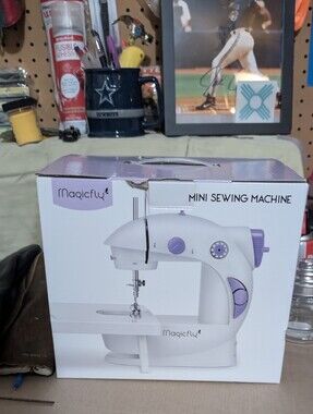 Magic Mini Sewing Machine in Light Purple - Portable Home Sewing